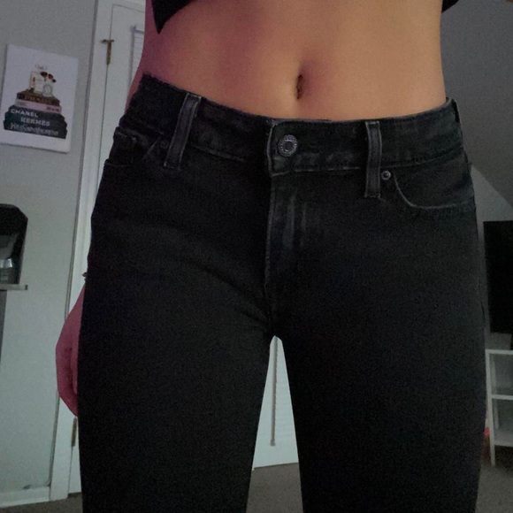 LEVI 711 BLACK SKINNY JEANS 👄 - Picture 1 of 3